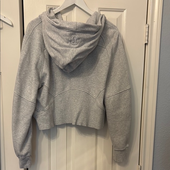 Lululemon Heather Grey Scuba half zip size M/L - Picture 3 of 3